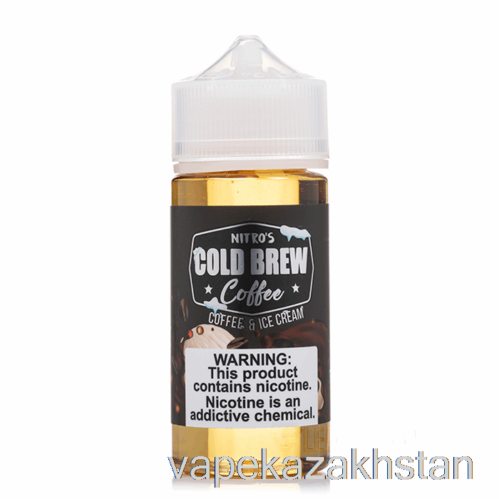 Vape Kazakhstan Coffee and Ice Cream - Nitros Cold Brew - 100mL 0mg